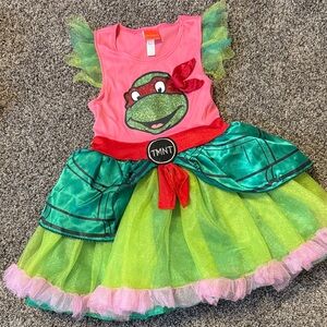 Nickelodeon TMNT Green and Pink Superhero Costume